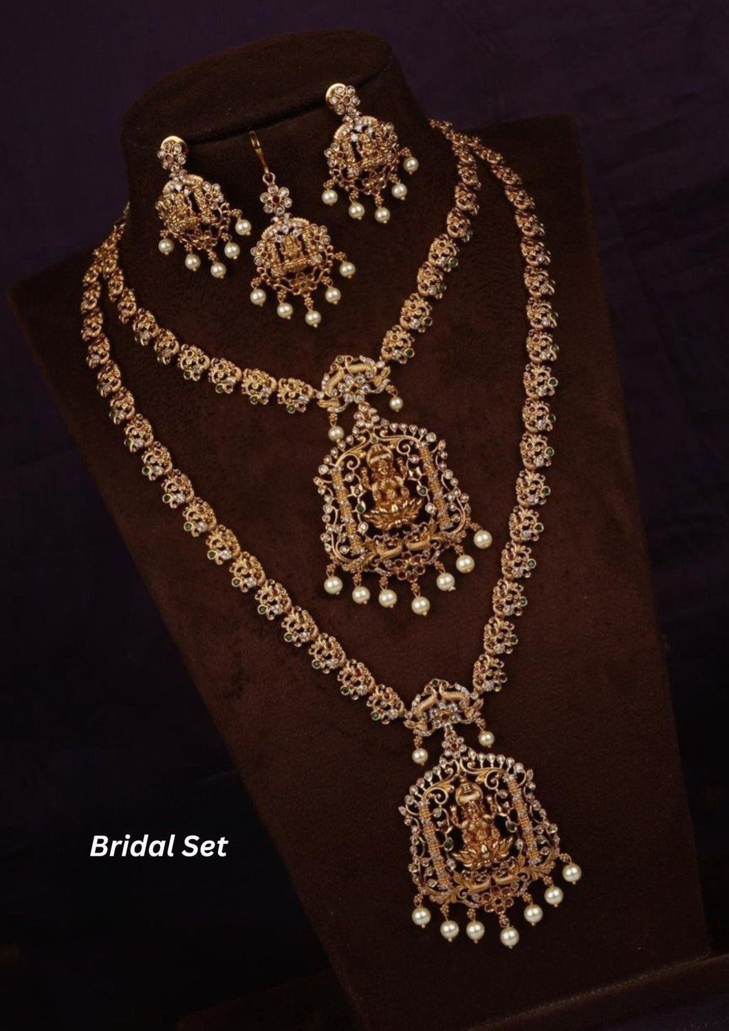 Designer Temple Bridal set