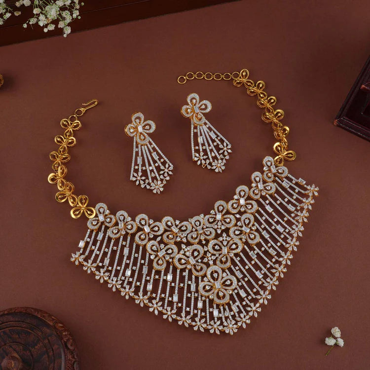 Spastone Antique Super Diamond Stone Necklace