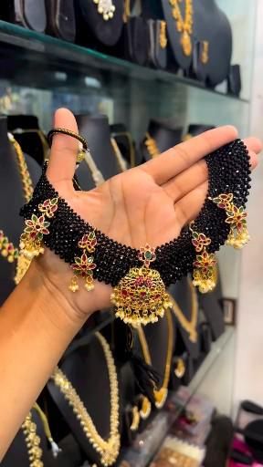 Black Beads Designed For SP Designed Jewellery for you