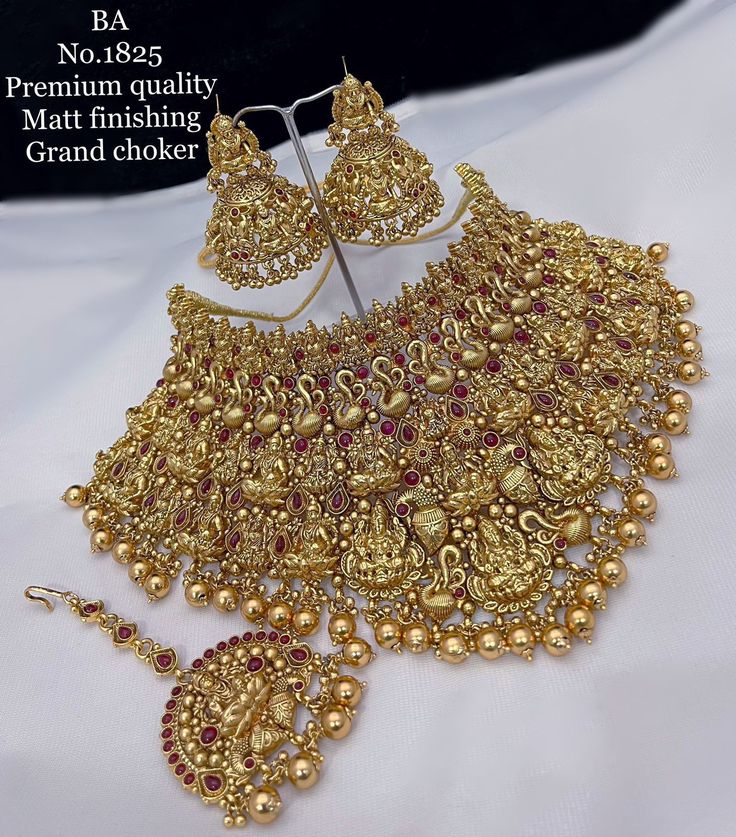 Alankar Gold Finishing Grand Chocker Super Set
