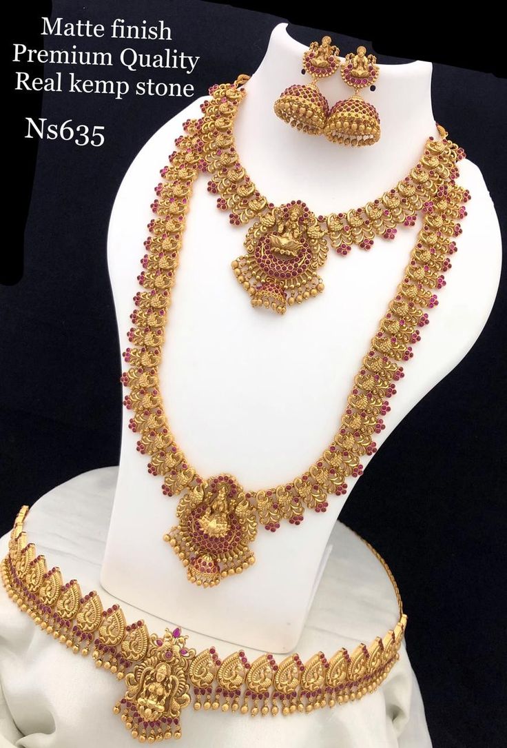 Alankar Gold Finished Super Combo With SP Designed Look Set